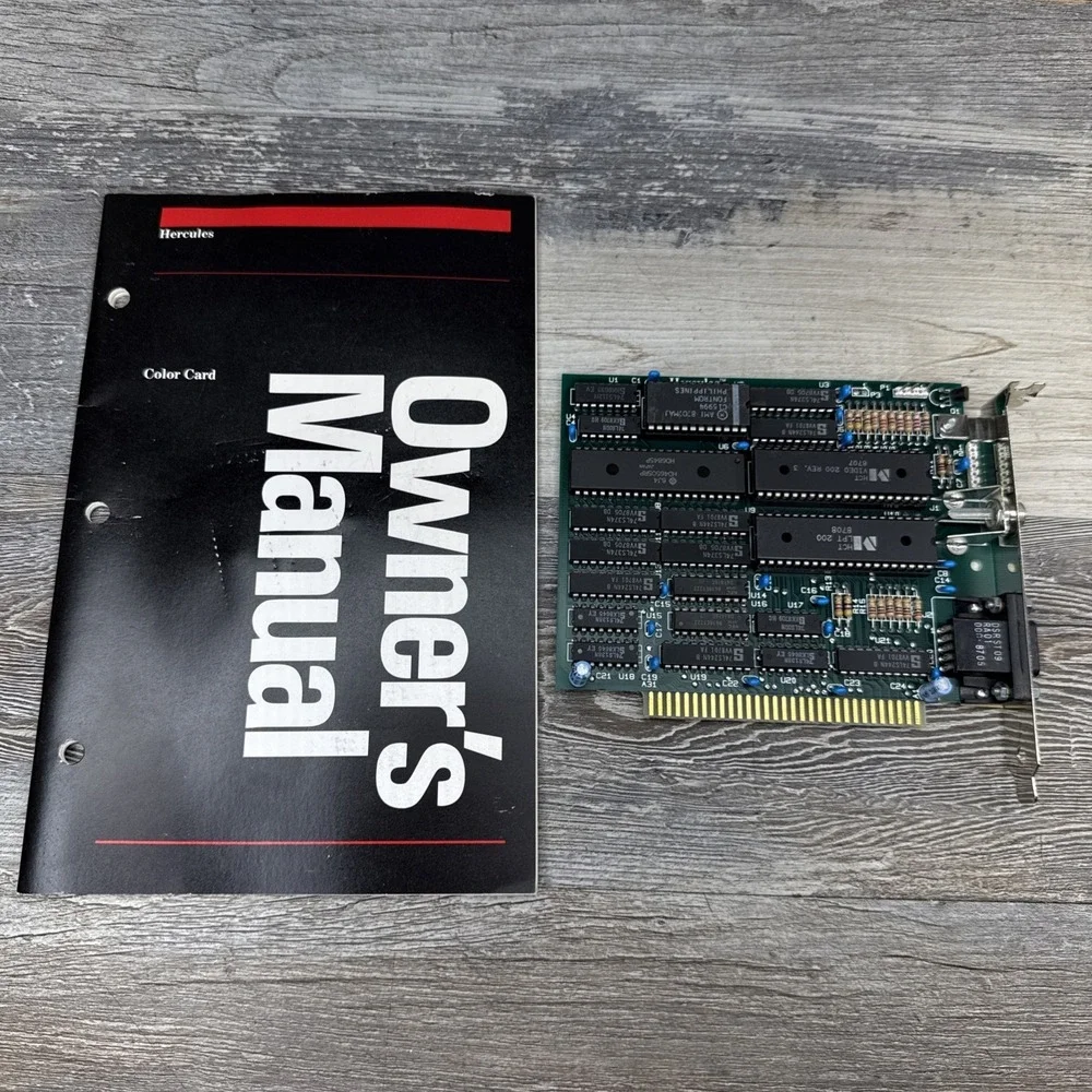 HERCULES COMPUTER TECHNOLOGY, HGC, GRAPHICS CARD GB201 REV B - Untested / Parts